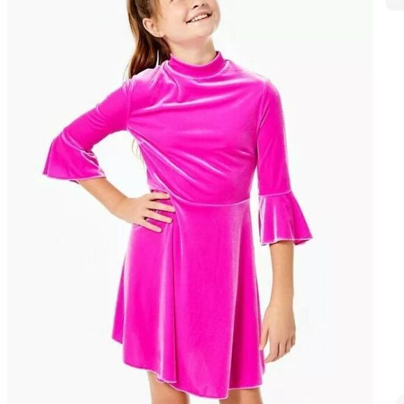 Lilly Pulitzer Jalene Dress Elderberry Girls 14